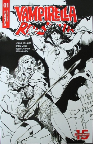 [Vampirella / Red Sonja #1 (Retailer Incentive B&W Cover - Terry Dodson)]