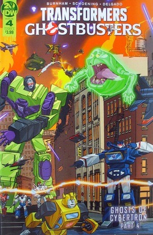 [Transformers / Ghostbusters #4 (Cover A - Dan Schoening)]