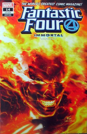 [Fantastic Four (series 6) No. 14 (variant wraparound Immortal Human Torch cover - InHyuk Lee)]