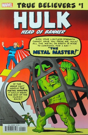 [Incredible Hulk Vol. 1, No. 6 (True Believers edition)]