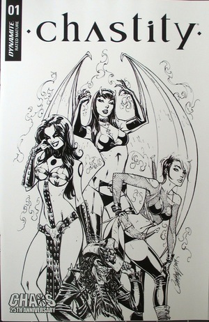 [Chastity Volume 2 #1 (Retailer Incentive B&W Cover - J. Scott Campbell)]