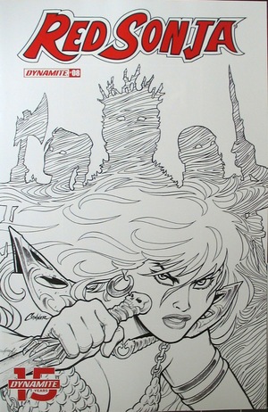 [Red Sonja (series 8) Issue #8 (Retailer Incentive B&W Cover - Amanda Conner)]