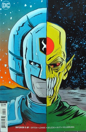 [Inferior Five (series 2) 1 (variant cover - Jeff Lemire)]