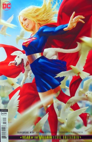 [Supergirl (series 7) 34 (variant cardstock cover - Derrick Chew)]