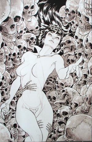 [Vampirella (series 8) #3 (Retailer Incentive Sneak Peek B&W Virgin Cover - Guillem March)]