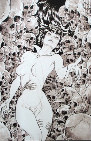 [Vampirella (series 8) #3 (Retailer Incentive Sneak Peek B&W Virgin Cover - Guillem March)]