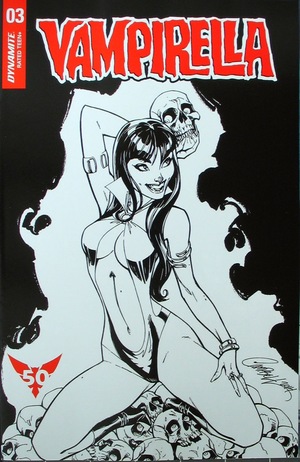 [Vampirella (series 8) #3 (Retailer Incentive B&W Cover - J. Scott Campbell)]