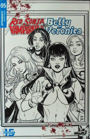 [Red Sonja and Vampirella Meet Betty and Veronica #5 (Retailer Incentive B&W Cover - Laura Braga)]