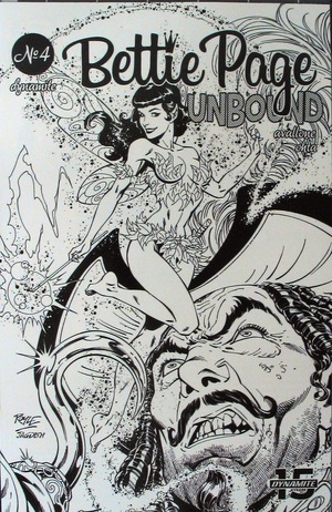 [Bettie Page - Unbound #4 (Cover H - John Royle B&W Incentive)]