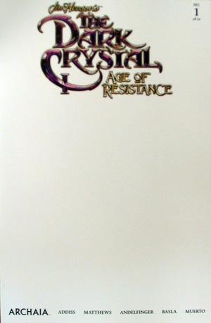 [Jim Henson's Dark Crystal - Age of Resistance #1 (variant blank cover)]