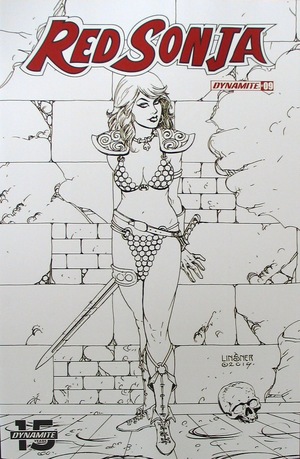 [Red Sonja (series 8) Issue #9 (Retailer Incentive B&W Cover - Joseph Michael Linsner)]