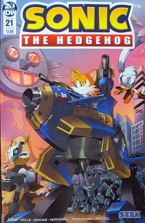 [Sonic the Hedgehog (series 2) #21 (Cover B - Aaron Hammerstrom)]