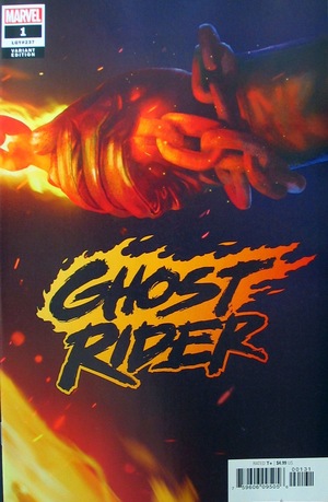 [Ghost Rider (series 9) No. 1 (1st printing, variant wraparound cover - Rahzzah)]