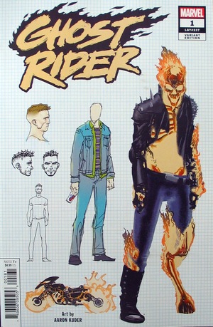 [Ghost Rider (series 9) No. 1 (1st printing, variant design cover - Aaron Kuder)]