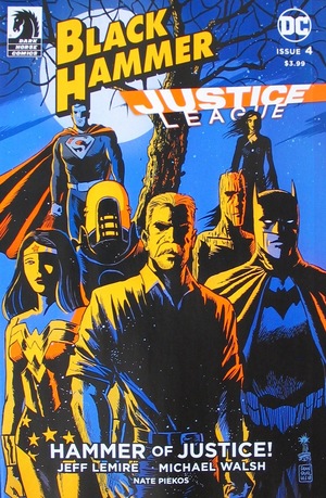 [Black Hammer / Justice League - Hammer of Justice! #4 (variant cover - Francesco Francavilla)]