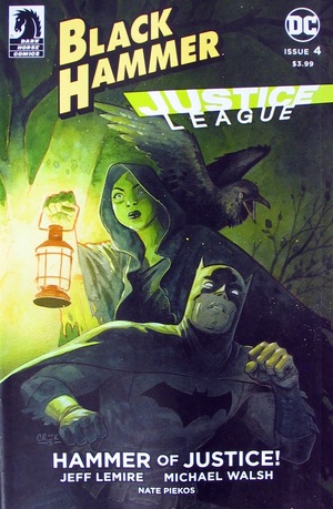 [Black Hammer / Justice League - Hammer of Justice! #4 (variant cover - Gabriel Hernandez Walta)]