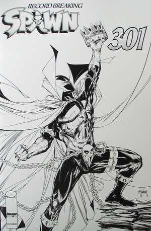 [Spawn #301 (1st printing, Cover I - Todd McFarlane B&W)]