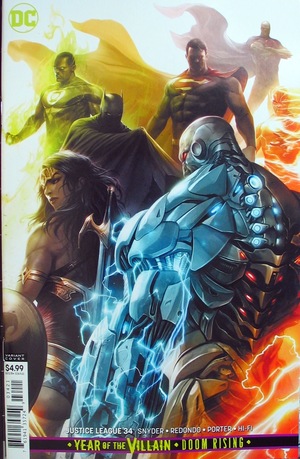 [Justice League (series 4) 34 (variant cardstock cover - Francesco Mattina)]