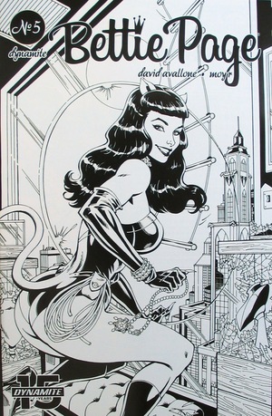 [Bettie Page - Unbound #5 (FOC Incentive B&W Cover - John Royle)]