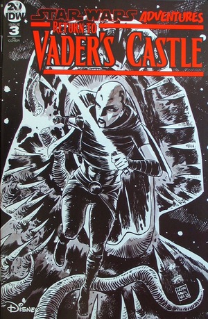 [Star Wars Adventures: Return to Vader's Castle #3 (Retailer Incentive Cover - Francesco Francavilla B&W)]
