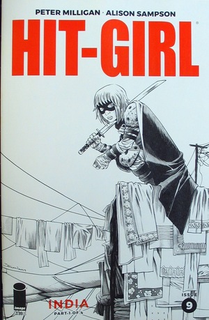 [Hit-Girl Season 2 #9 (Cover B - Declan Shalvey B&W)]