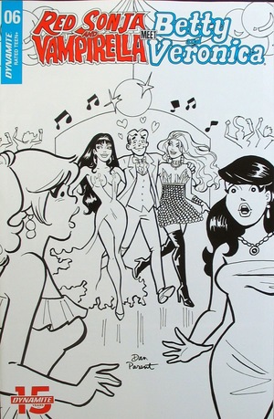 [Red Sonja and Vampirella Meet Betty and Veronica #6 (Retailer Incentive B&W Cover - Dan Parent)]