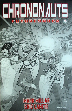 [Chrononauts - Futureshock #1 (Cover B - Pasqual Ferry B&W)]