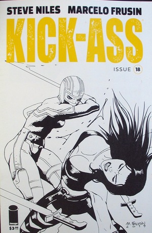 [Kick-Ass (series 2) #18 (Cover B - Marcelo Frusin B&W)]