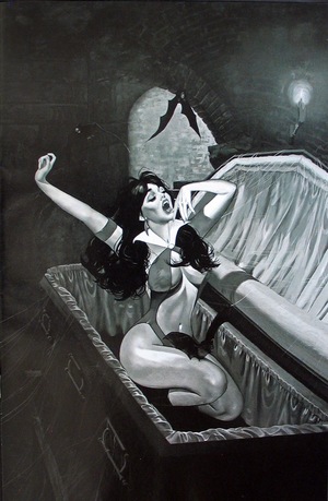 [Vampirella (series 8) #4 (Retailer Incentive B&W Virgin Cover - Fay Dalton)]