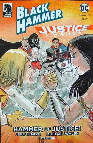 [Black Hammer / Justice League - Hammer of Justice! #5 (variant cover - Matt Kindt)]