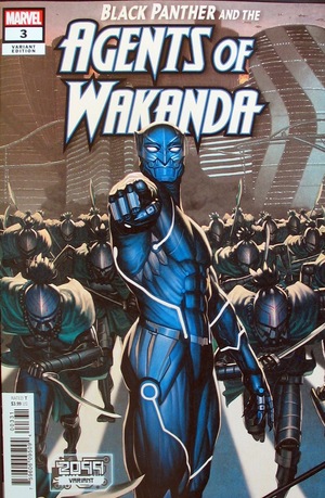 [Black Panther and the Agents of Wakanda No. 3 (variant 2099 cover - Rock-He Kim)]