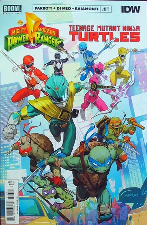 [Mighty Morphin Power Rangers / Teenage Mutant Ninja Turtles #1 (1st printing, regular cover - Dan Mora)]