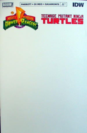 [Mighty Morphin Power Rangers / Teenage Mutant Ninja Turtles #1 (1st printing, variant blank cover)]