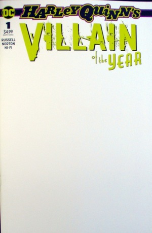 [Harley Quinn's Villain of the Year 1 (variant blank cover)]