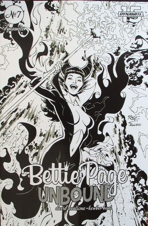 [Bettie Page - Unbound #7 (FOC Incentive B&W Cover - John Royle)]