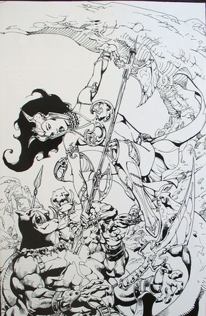 [Dejah Thoris (series 3) #1 (FOC Incentive B&W Virgin Variant Cover - Roberto Castro)]