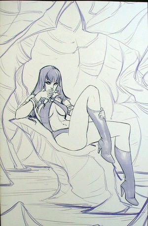 [Vampirella (series 8) #6 (Bonus FOC Process Line Art Variant Cover - Megan Hetrick)]