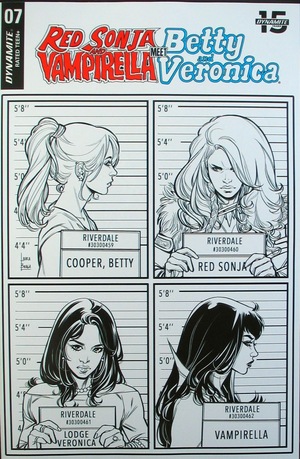 [Red Sonja and Vampirella Meet Betty and Veronica #7 (Retailer Incentive B&W Cover - Laura Braga)]