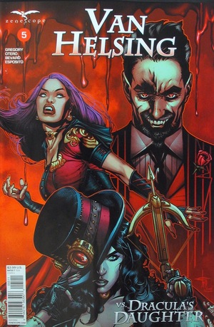 [Van Helsing Vs. Dracula's Daughter #5 (Cover A - Drew Edward Johnson)]