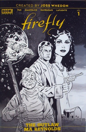 [Firefly - The Outlaw Ma Reynolds #1 (variant B&W cover - Michael Walsh)]