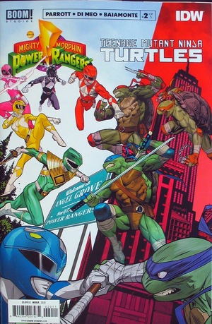 [Mighty Morphin Power Rangers / Teenage Mutant Ninja Turtles #2 (1st printing, regular cover - Dan Mora)]
