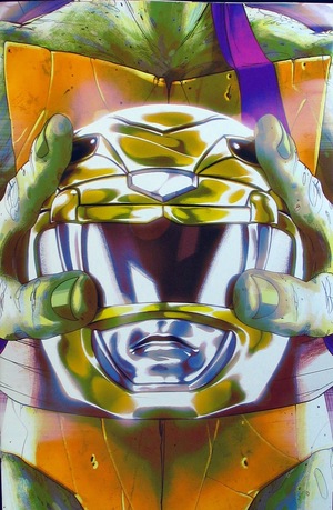 [Mighty Morphin Power Rangers / Teenage Mutant Ninja Turtles #2 (1st printing, variant Helmet / Donatello cover - Goni Montes)]