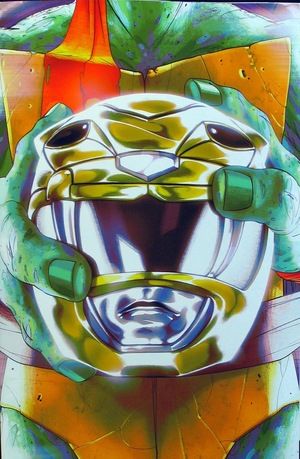 [Mighty Morphin Power Rangers / Teenage Mutant Ninja Turtles #2 (1st printing, variant Helmet / Michelangelo cover - Goni Montes)]
