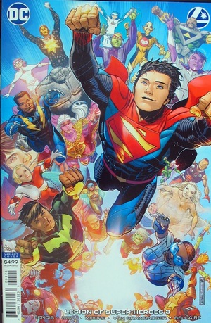 [Legion of Super-Heroes (series 8) 3 (variant cardstock cover - Jim Cheung)]