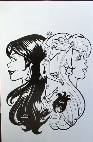 [Red Sonja and Vampirella Meet Betty and Veronica #8 (Retailer Incentive B&W Cover - Dan Parent)]