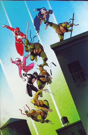 [Mighty Morphin Power Rangers / Teenage Mutant Ninja Turtles #3 (unlocked retailer variant cover - Lee Garbett)]