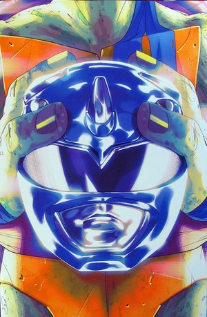 [Mighty Morphin Power Rangers / Teenage Mutant Ninja Turtles #3 (variant Helmet / Leonardo cover - Goni Montes)]