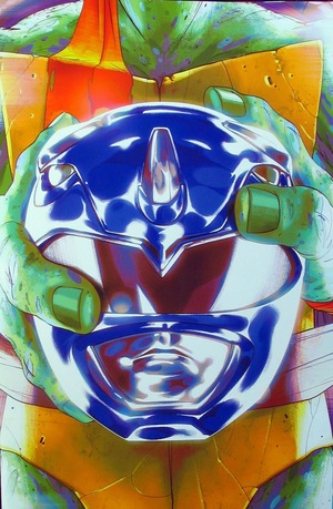 [Mighty Morphin Power Rangers / Teenage Mutant Ninja Turtles #3 (variant Helmet / Michelangelo cover - Goni Montes)]
