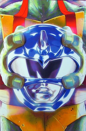 [Mighty Morphin Power Rangers / Teenage Mutant Ninja Turtles #3 (variant Helmet / Raphael cover - Goni Montes)]
