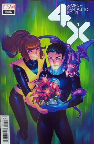 [X-Men / Fantastic Four (series 2) No. 1 (1st printing, variant Flower cover - Meghan Hetrick)]